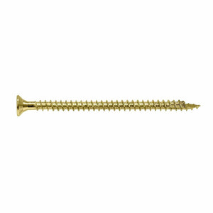 Simpson Strong-Tie SDCF22512 Strong-Drive (0.590" x 5-1/2") T40 Yellow Zinc Timber-CF Screw, Flat Head w/ Nibs (250 Pack)