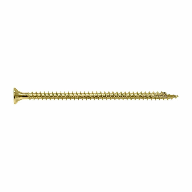 Simpson Strong-Tie SDCF22614 Strong-Drive (0.590" x 6-1/4") T40 Yellow Zinc Timber-CF Screw, Flat Head w/ Nibs (250 Pack)