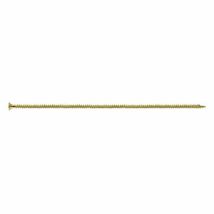 Simpson Strong-Tie SDCF271958 Strong-Drive (0.725" x 19-5/8") T50 Yellow Zinc Timber-CF Screw, Flat Head w/ Nibs (100 Pack)