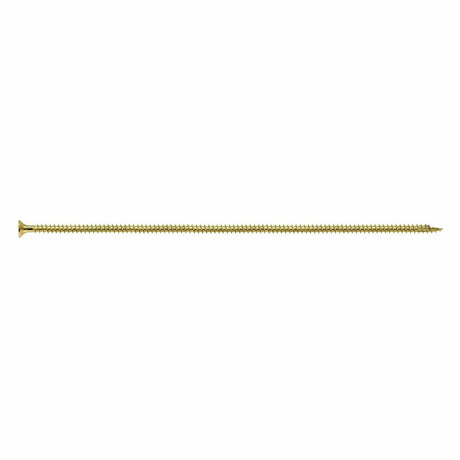 Simpson Strong-Tie SDCF271958 Strong-Drive (0.725" x 19-5/8") T50 Yellow Zinc Timber-CF Screw, Flat Head w/ Nibs (100 Pack)