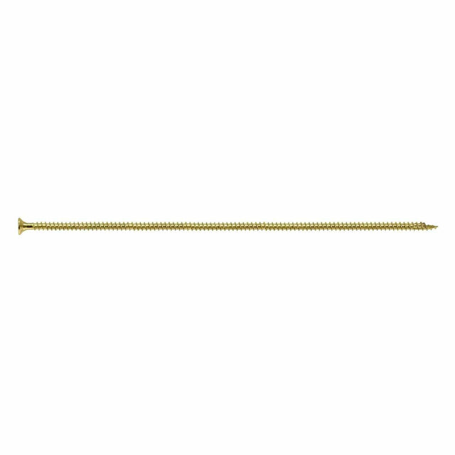 Simpson Strong-Tie SDCF271958 Strong-Drive (0.725" x 19-5/8") T50 Yellow Zinc Timber-CF Screw, Flat Head w/ Nibs (100 Pack)