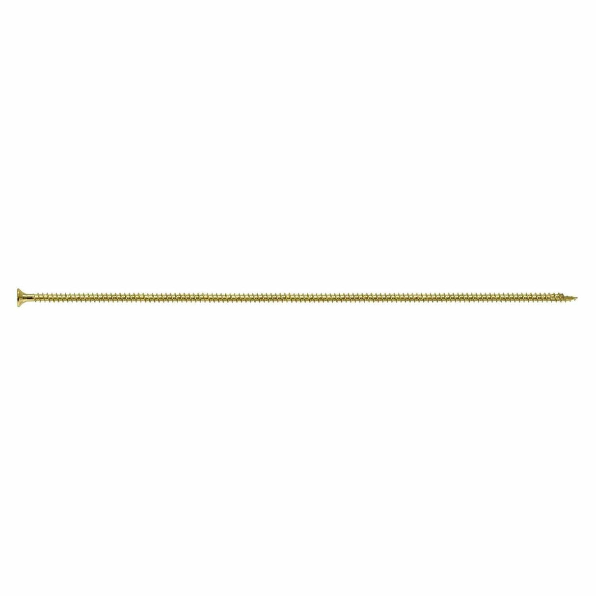 Simpson Strong-Tie SDCF272358 Strong-Drive (0.725" x 23-5/8") T50 Yellow Zinc Timber-CF Screw, Flat Head w/ Nibs (100 Pack)
