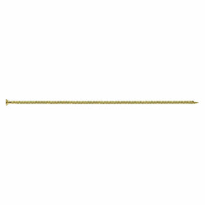 Simpson Strong-Tie SDCF272358 Strong-Drive (0.725" x 23-5/8") T50 Yellow Zinc Timber-CF Screw, Flat Head w/ Nibs (100 Pack)