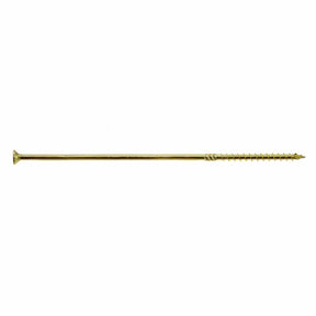 Simpson Strong-Tie SDCP221100 Strong-Drive (0.575" x 11") T40 Yellow Zinc SDCFC Timber-CFC Screw, Flat Head w/ Nibs (250 Pack)