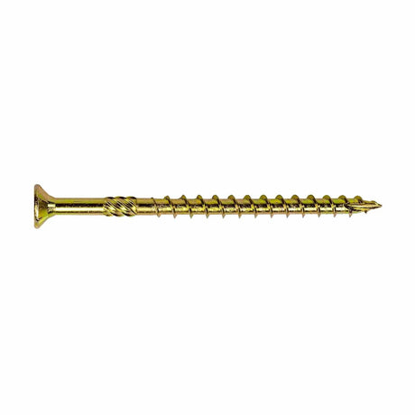 Simpson Strong-Tie SDCP22434 Strong-Drive (0.225" x 4-3/4") T40 Yellow Zinc SDCFC Timber-CFC Screw, Flat Head w/ Nibs (250 Pack)
