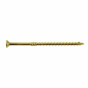 Simpson Strong-Tie SDCP22512 Strong-Drive (0.225" x 5-1/2") T40 Yellow Zinc SDCFC Timber-CFC Screw, Flat Head w/ Nibs (250 Pack)