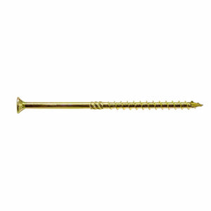 Simpson Strong-Tie SDCP22614 Strong-Drive (0.225" x 6-1/4") T40 Yellow Zinc SDCFC Timber-CFC Screw, Flat Head w/ Nibs (250 Pack)