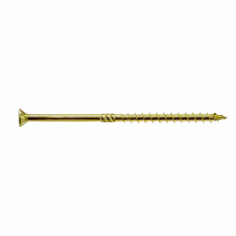 Simpson Strong-Tie SDCP22614 Strong-Drive (0.225" x 6-1/4") T40 Yellow Zinc SDCFC Timber-CFC Screw, Flat Head w/ Nibs (250 Pack)