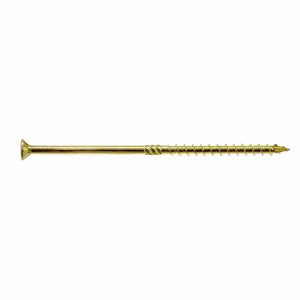 Simpson Strong-Tie SDCP22700 Strong-Drive (0.225" x 7") T40 Yellow Zinc SDCFC Timber-CFC Screw, Flat Head w/ Nibs (250 Pack)