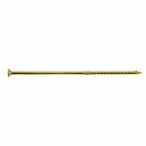 Simpson Strong-Tie SDCP22858 Strong-Drive (0.225" x 8-5/8") T40 Yellow Zinc SDCFC Timber-CFC Screw, Flat Head w/ Nibs (250 Pack)