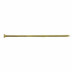 Simpson Strong-Tie SDCP22858 Strong-Drive (0.225" x 8-5/8") T40 Yellow Zinc SDCFC Timber-CFC Screw, Flat Head w/ Nibs (250 Pack)
