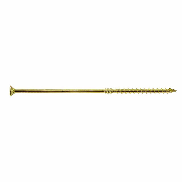 Simpson Strong-Tie SDCP22858 Strong-Drive (0.225" x 8-5/8") T40 Yellow Zinc SDCFC Timber-CFC Screw, Flat Head w/ Nibs (250 Pack)