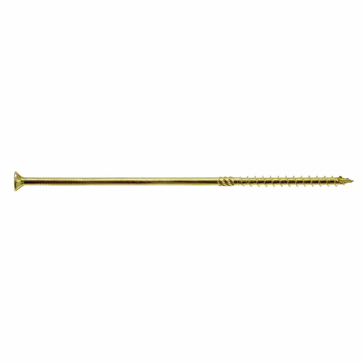 Simpson Strong-Tie SDCP22912 Strong-Drive (0.225" x 9-1/2") ST40 Yellow Zinc SDCFC Timber-CFC Screw, Flat Head w/ Nibs (250 Pack)