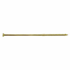 Simpson Strong-Tie SDCP22912 Strong-Drive (0.225" x 9-1/2") ST40 Yellow Zinc SDCFC Timber-CFC Screw, Flat Head w/ Nibs (250 Pack)