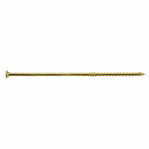 Simpson Strong-Tie SDCP22912 Strong-Drive (0.225" x 9-1/2") ST40 Yellow Zinc SDCFC Timber-CFC Screw, Flat Head w/ Nibs (250 Pack)
