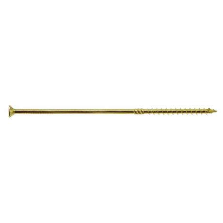 Simpson Strong-Tie SDCP22912 Strong-Drive (0.225" x 9-1/2") ST40 Yellow Zinc SDCFC Timber-CFC Screw, Flat Head w/ Nibs (250 Pack)