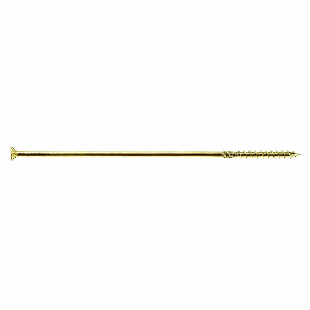 Simpson Strong-Tie SDCP271400 Strong-Drive (0.275" x 14") T40 Yellow Zinc SDCFC Timber-CFC Screw, Flat Head w/ Nibs (150 Pack)