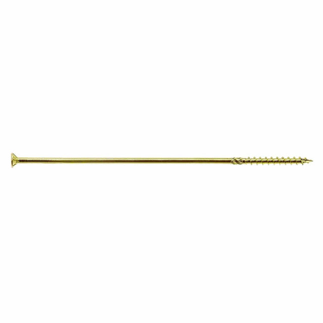 Simpson Strong-Tie SDCP271400 Strong-Drive (0.275" x 14") T40 Yellow Zinc SDCFC Timber-CFC Screw, Flat Head w/ Nibs (150 Pack)