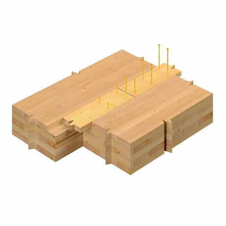 Simpson Strong-Tie SDCP271400 Strong-Drive (0.275" x 14") T40 Yellow Zinc SDCFC Timber-CFC Screw, Flat Head w/ Nibs (150 Pack) - 5
