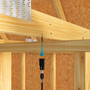 Simpson Strong-Tie SDPW14312-R50 Strong-Drive (0.140" x 3-1/2") T25 SDPW E-coat Deflector Screw, Washer Head, Blue (50 Pack) - 3