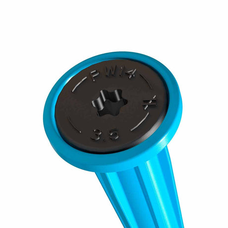 Simpson Strong-Tie SDPW14312MB Strong-Drive (0.140" x 3-1/2") T25 SDPW E-coat Deflector Screw, Washer Head, Blue (500 Pack) - 2