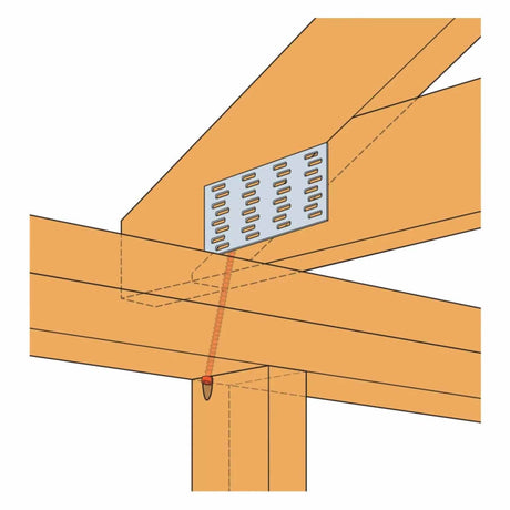 Simpson Strong-Tie SDWC15450-KT Strong-Drive(.155" x 4-1/2") T30 E-coat SDWC Truss Screw, Cap Head, Black (50 Pack) - 7