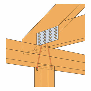 Simpson Strong-Tie SDWC15600B-KT Strong-Drive(.155" x 4-1/2") T30 E-coat SDWC Truss Screw, Cap Head, Orange (500 Pack) - 10