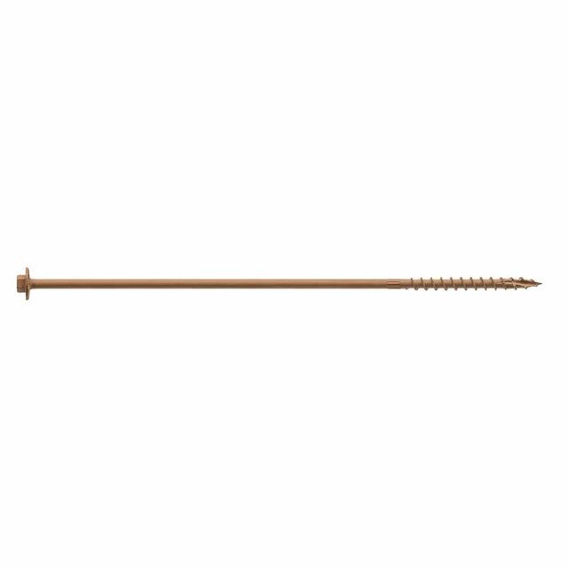 Simpson Strong-Tie SDWH191000DB-R50 Strong-Drive (0.195" x 10" x 5/16" Hex) SDWH Timber-Hex Screw with Double-Barrier Coating (50 Pack)