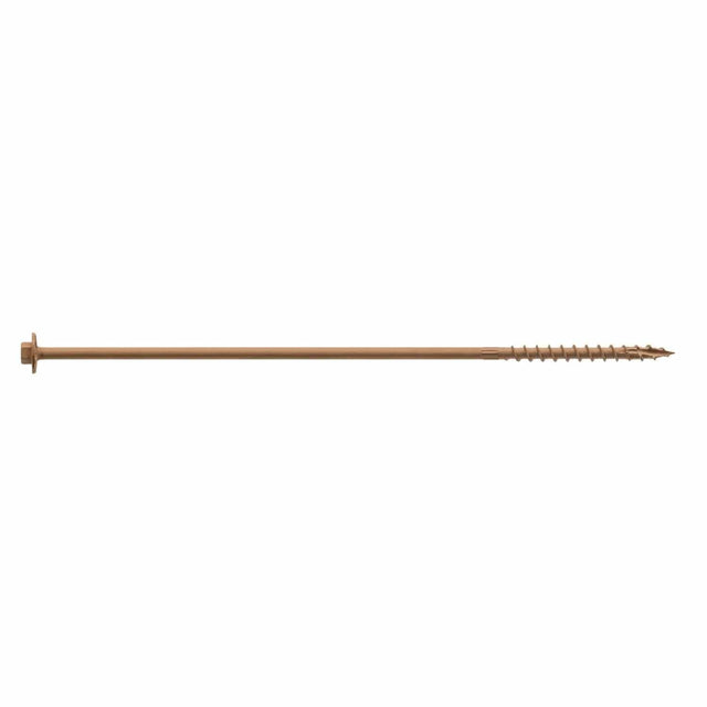 Simpson Strong-Tie SDWH191000DB Strong-Drive (0.195" x 10" x 5/16" Hex) SDWH Timber-Hex Screw with Double-Barrier Coating (250 Pack)