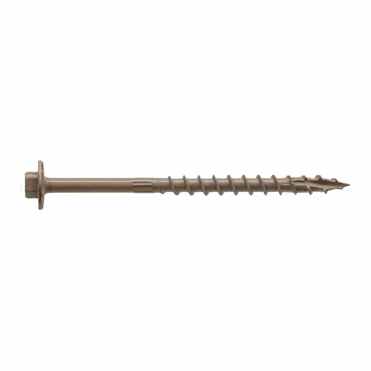 Simpson Strong-Tie SDWH19400DBMB Strong-Drive (0.195" x 4" x 5/16" Hex) SDWH Timber-Hex Screw, Double-Barrier Coating (250 Pack)