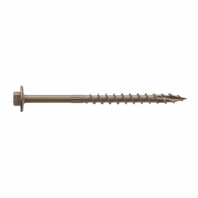 Simpson Strong-Tie SDWH19400DBMB Strong-Drive (0.195" x 4" x 5/16" Hex) SDWH Timber-Hex Screw, Double-Barrier Coating (250 Pack)