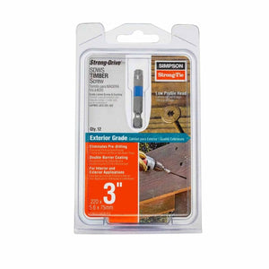 Simpson Strong-Tie SDWS22300DB-R50 Strong-Drive (0.220" x 3") T40 SDWS Timber Screw (Exterior Grade) Tan (50 Pack) - 2