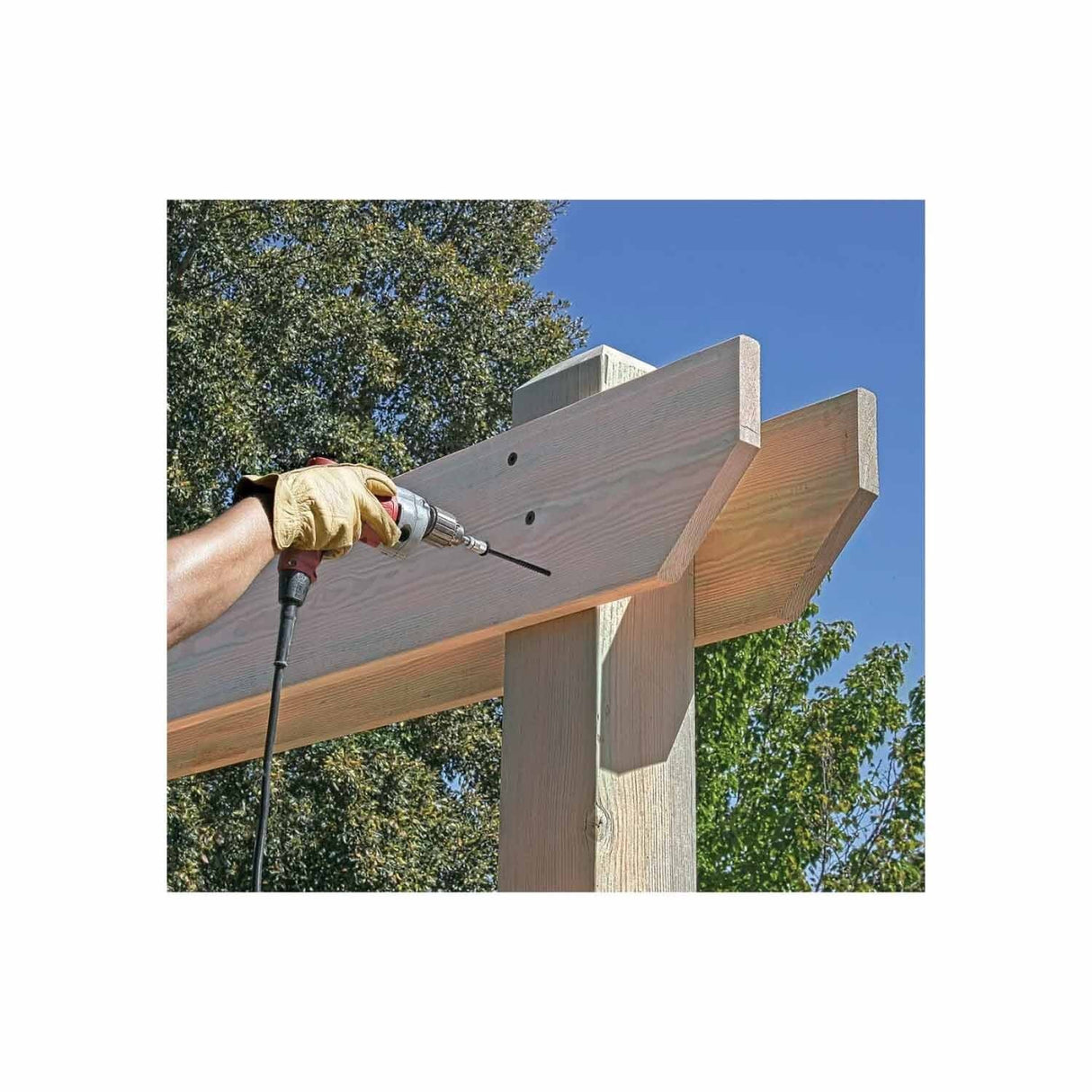 Simpson Strong-Tie SDWS22600DBB Strong-Drive (0.220" x 6") T40 SDWS Timber Screw (Exterior Grade) Black (500 Pack) - 4