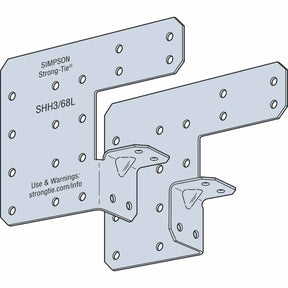 Simpson Strong-Tie SHH3/68-KT24 (4-3/8" x 5-5/8" 68-mil) Galvanized Steel Header Hanger (24 Pack)