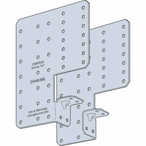 Simpson Strong-Tie SHH6/68-KT24 (7-3/16" x 5-5/8" 68-mil) Galvanized Steel Header Hanger (24 Pack)