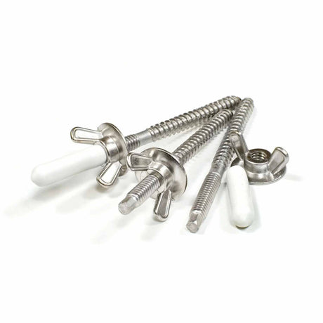 Simpson Strong-Tie SPS25344-KT (1/4" x 3-7/16") Storm-Panel Screw - Type 302 Stainless Steel (25 Pack) - 2
