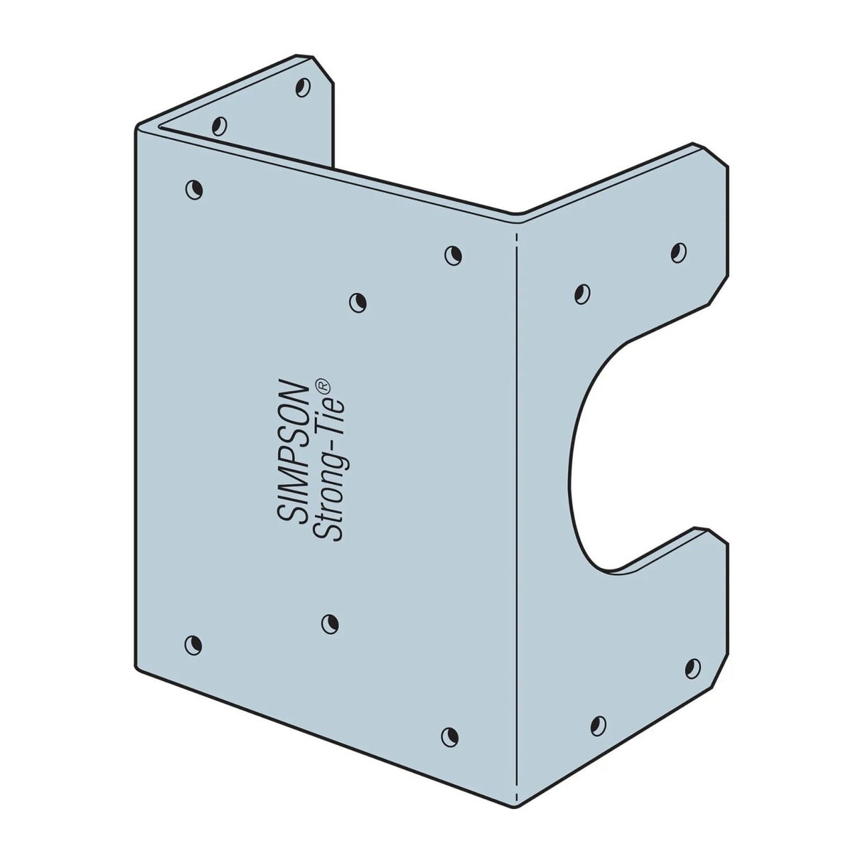 Simpson Strong-Tie SS4.5 (Triple 2x) Stud Shoe - Galvanized - 3