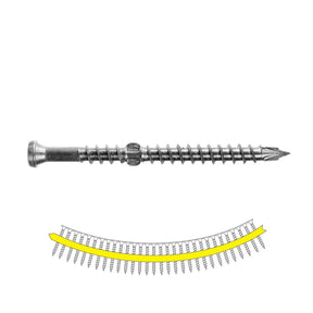 Simpson Strong-Tie SSDHPD212SB Deck-Drive (#10 x 2-1/2") DHPD Hardwood Screw - Collated (1000 Pack)