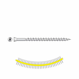 Simpson Strong-Tie SSDTH212S (#7 x 3" #2 Square) Trim-Head Screw Sharp Point Collated - Type 305 (1000 Pack)