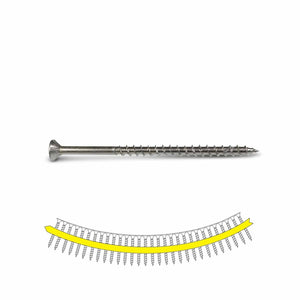 Simpson Strong-Tie SSDWP212S305 Deck-Drive (#10 x 2-1/2") DWP Collated Wood SS Screw - Type 305 (1500 Pack)