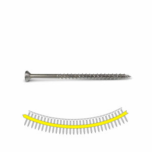 Simpson Strong-Tie SSDWP3S305 Deck-Drive (#10 x 3") DWP Collated Wood SS Screw - Type 305 (1000 Pack)