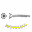 Simpson Strong-Tie SSFHSD112S1016 (#10 x 1-1/2") Collated Wood-to-CFS Screw  - Flat Head, Type 410 (1000 Pack)