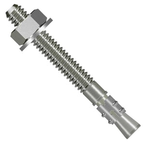 Simpson Strong-Tie STB2-251346SS Strong Bolt (1/4" x 1-3/4") Stainless Steel 2 Wedge Anchor - Unassembled (100 Pack)