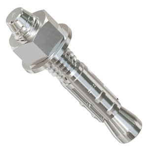 Simpson Strong-Tie STB2-372146SSR50 Strong Bolt (3/8" x 2-1/4") Stainless Steel 2 Wedge Anchor - Unassembled (50 Pack)