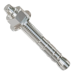 Simpson Strong-Tie STB2-373124SS Strong Bolt (3/8" x 3-1/2") Stainless Steel 2 Wedge Anchor - Uassembled (50 Pack)