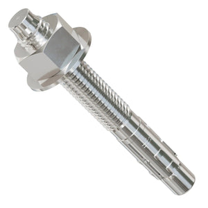 Simpson Strong-Tie STB2-625006SS Strong Bolt 2 (5/8" x 5") Stainless Steel Wedge Anchor - Unassembled (20 Pack)