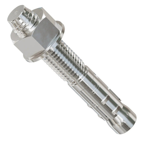 Simpson Strong-Tie STB2-754344SSR10 Strong Bolt (3/4" x 4-3/4") Type 304 Stainless-Steel Wedge Anchor (10 Pack)