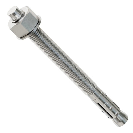 Simpson Strong-Tie STB2-758126SS Strong-Bolt (3/4" x 8-1/2") 2 Wedge Anchor - Type 316, Unassembled (10 Pack)