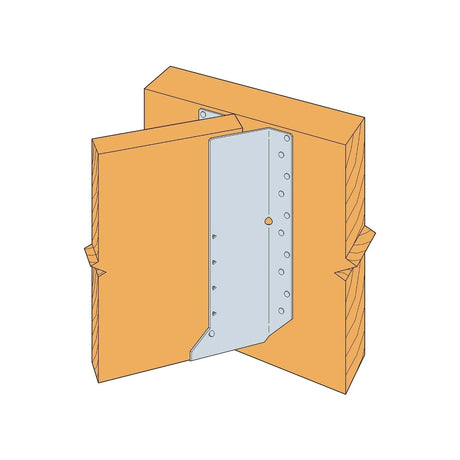 Simpson Strong-Tie SUL1.81/9 (1-3/4" x 9-1/4 to 9-1/2") Galvanized Left-Skewed U-Shaped Hanger - 4