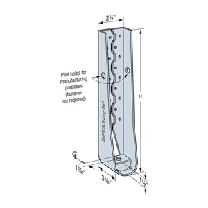Simpson Strong-Tie S/HDU4 (7-7/8 in.) Light-Gauge Steel Holdown for Cold-Formed Steel Framing - 2
